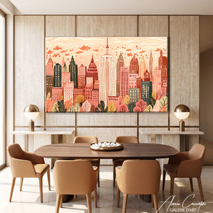 Affiche Terracotta Rose