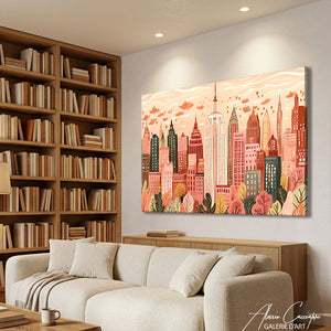 Décoration Murale Terracotta Rose