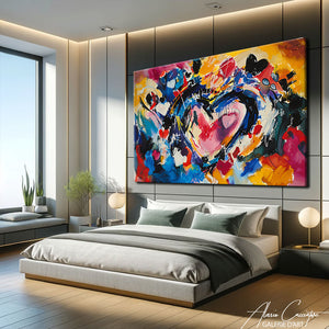 Tableau Peinture Décoration Salon