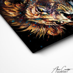 TABLEAU LION TÊTE Alessio Cacciatore