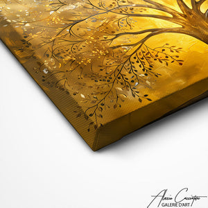 TABLEAU ARBRE DE VIE DORÉ Alessio Cacciatore