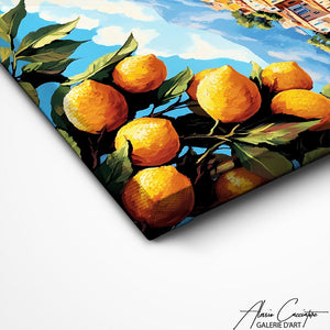 TABLEAU MAISON BORD DE MER Alessio Cacciatore