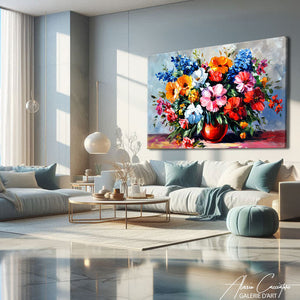 TABLEAU BOUQUET DE FLEURS Alessio Cacciatore