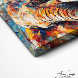 TABLEAU ÉLÉPHANT CONTEMPORAIN Alessio Cacciatore