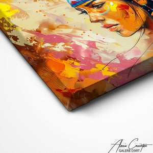 TABLEAU PLUMES INDIEN Alessio Cacciatore