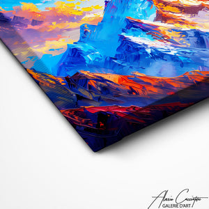 TABLEAU MONTAGNE SUISSE Alessio Cacciatore