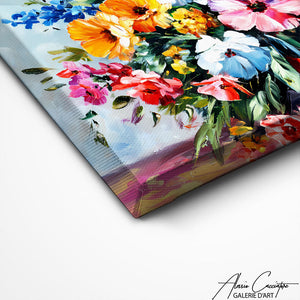TABLEAU BOUQUET DE FLEURS Alessio Cacciatore
