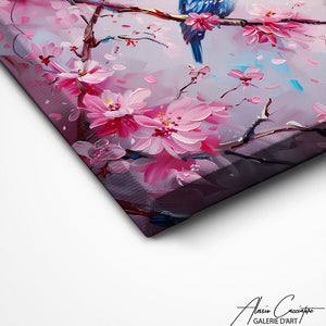 TABLEAU OISEAU ARBRE Alessio Cacciatore