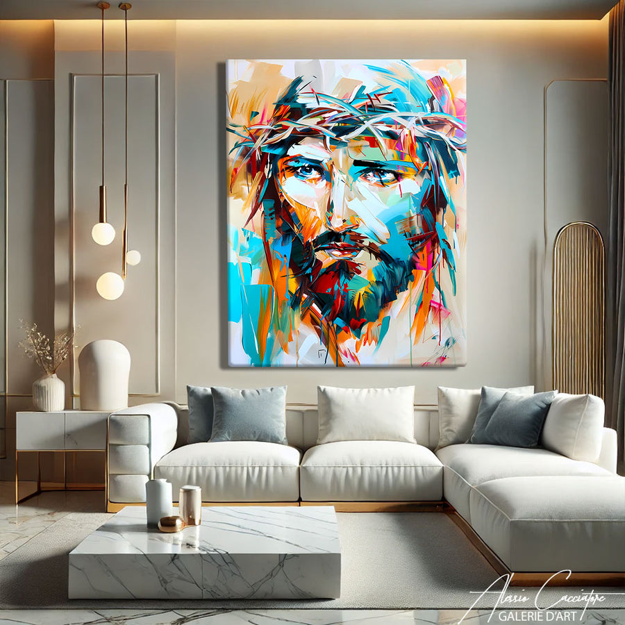 TABLEAU JÉSUS ART – mise en situation