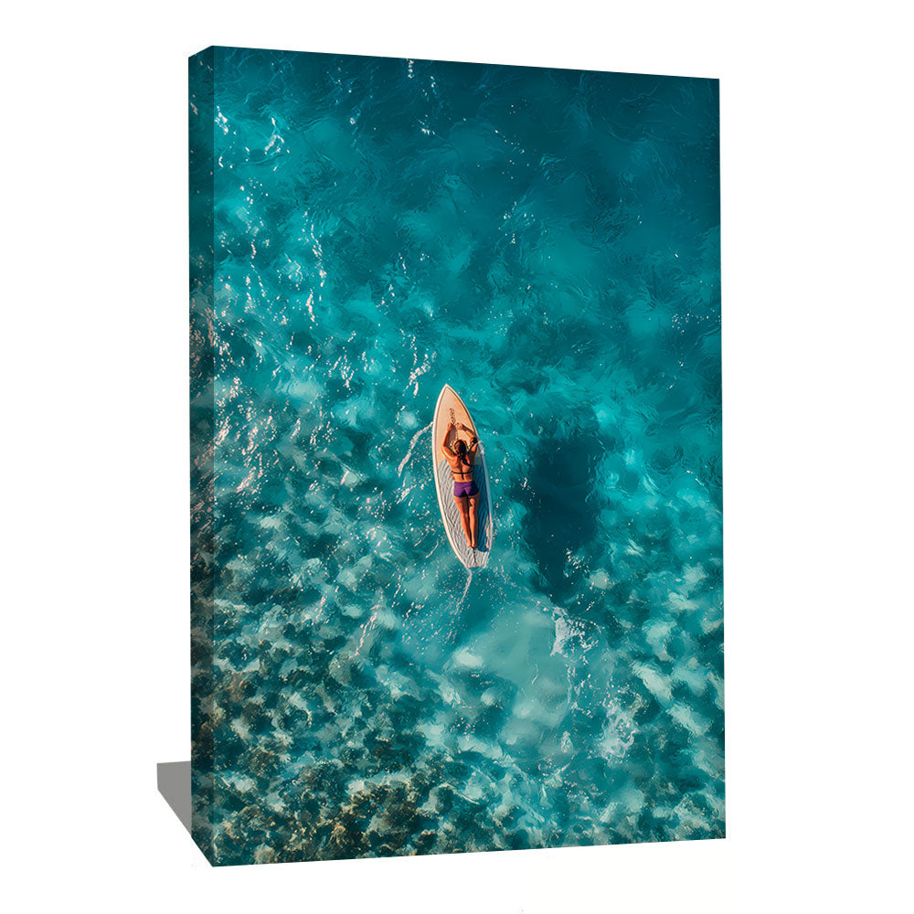TABLEAU MER BLEU