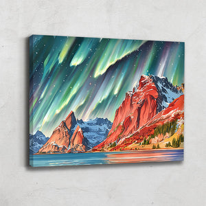 TABLEAU MONTAGNE CHAMBRE ENFANT