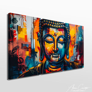 Grand Tableau Triptyque Moderne