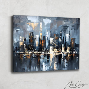 TABLEAU NEW YORK PEINTURE