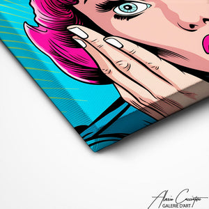 TABLEAU VISAGE POP ART Alessio Cacciatore