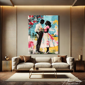 Toile Couple Peinture