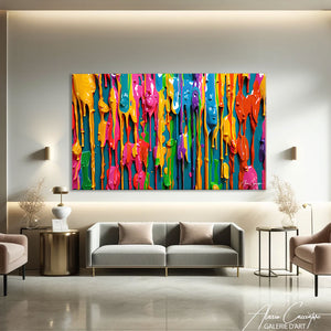 Tableau Coloré Pour Salon