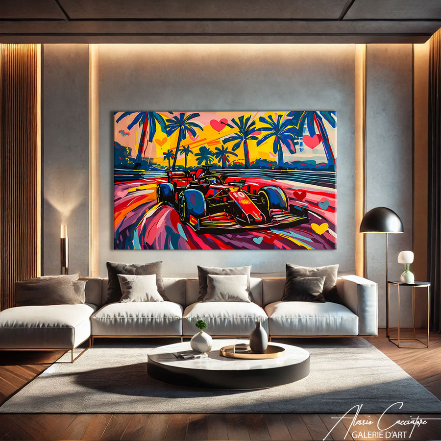 Déco Tableau Salon – mise en situation