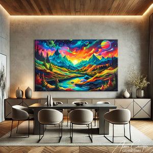 Tableau Panoramique Montagne