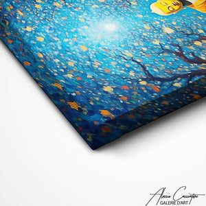 TABLEAU BOUDDHA BLEU Alessio Cacciatore