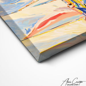 TABLEAU BATEAUX COLORÉS Alessio Cacciatore