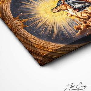 TABLEAU BAROQUE VIERGE Alessio Cacciatore