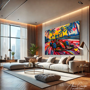 Tableau Contemporain Salon