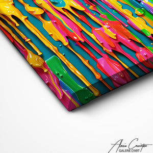 TABLEAU COLORÉ RÉALISTE Alessio Cacciatore