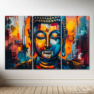 Tableau Triptyque Salon