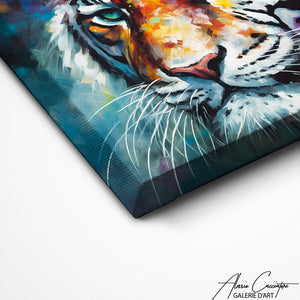 TABLEAU TIGRE BLANC Alessio Cacciatore