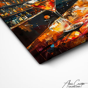 TABLEAU BAR ABSTRAIT Alessio Cacciatore