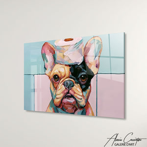 Art Mural Portrait Chien Tableau