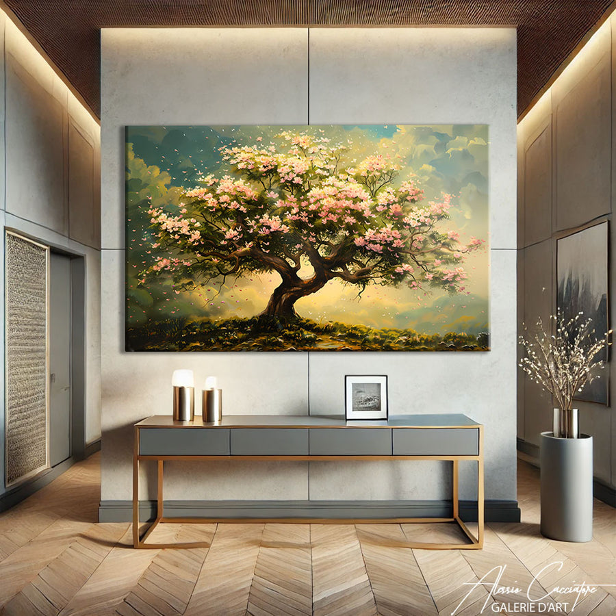 Toile Murale Arbre De Vie – mise en situation