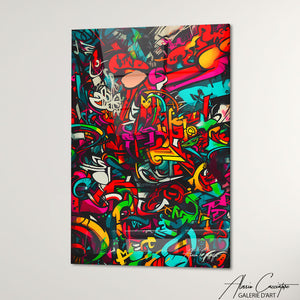 TABLEAU GRAFFITI ACRYLIQUE Alessio Cacciatore