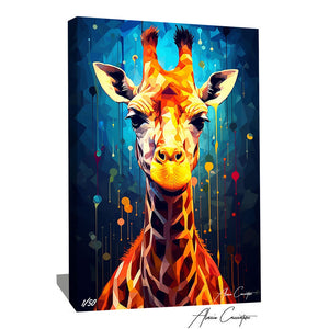 tableau girafe