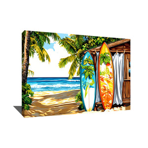 TABLEAU MURALE PAYSAGE SURF