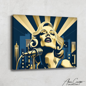 Tableau Art Déco Chambre