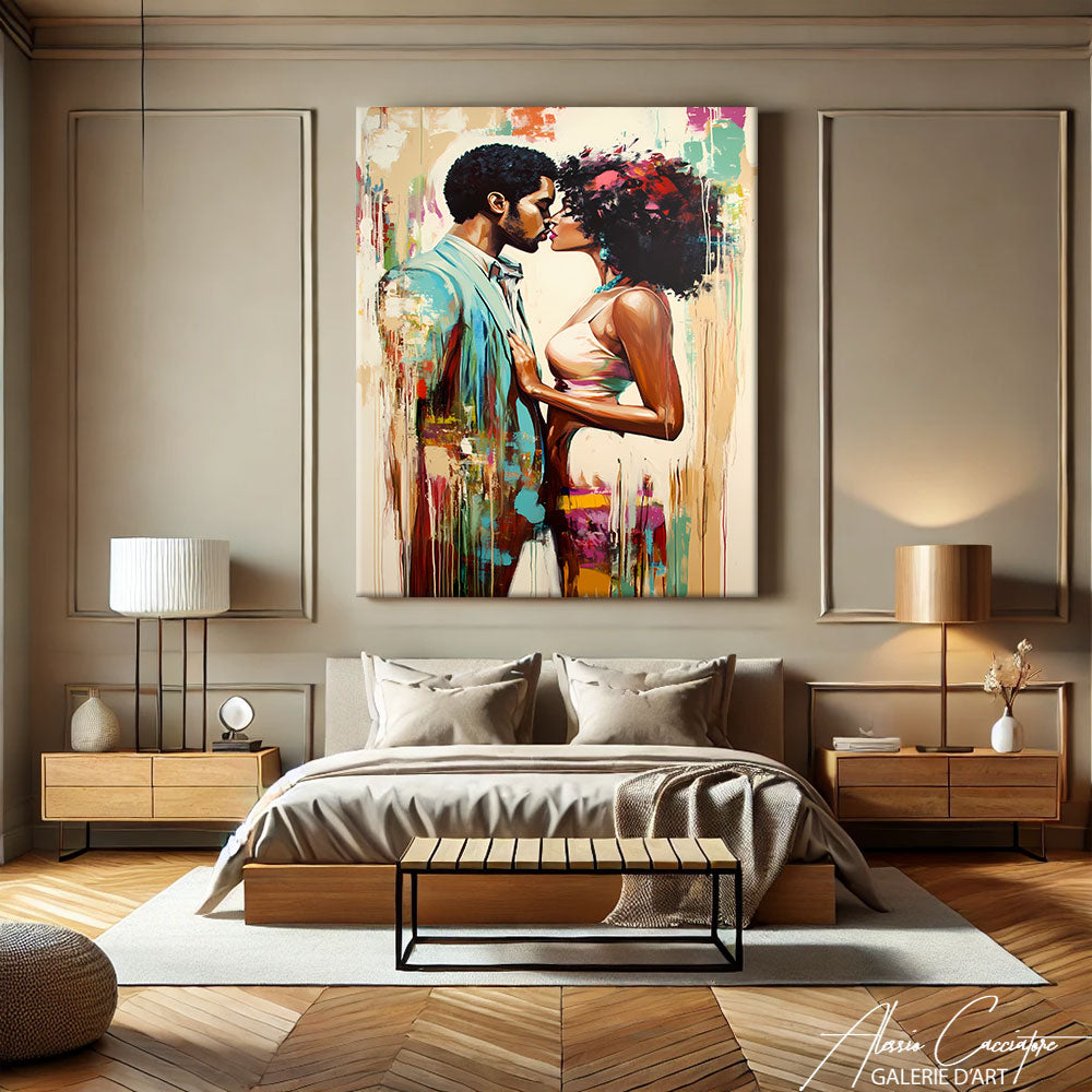 Toile Couple Peinture
