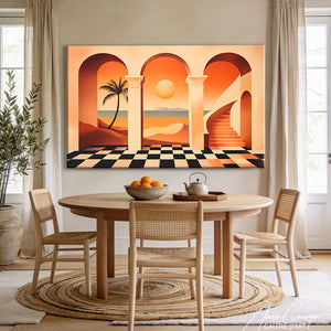 Affiche Terracotta Beige