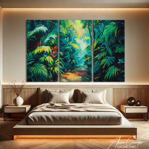 Grand Tableau Triptyque Moderne