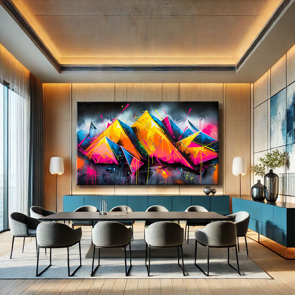 Tableau Panoramique Montagne