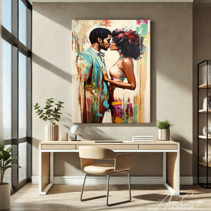 Tableau Romantique Amour