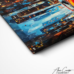 TABLEAU FERRARI ABSTRAIT Alessio Cacciatore