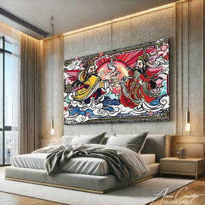 Grand Tableau Salon Moderne