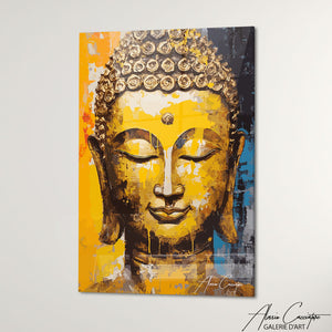 TABLEAU BOUDDHA DORÉ Alessio Cacciatore