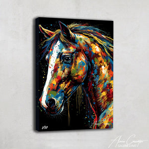 tableau cheval tête