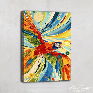 Tableau Peinture de Perroquet