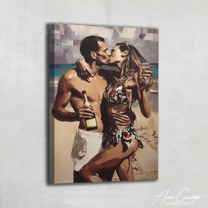 TABLEAU DEUX AMOUREUX AlessioCacciatore