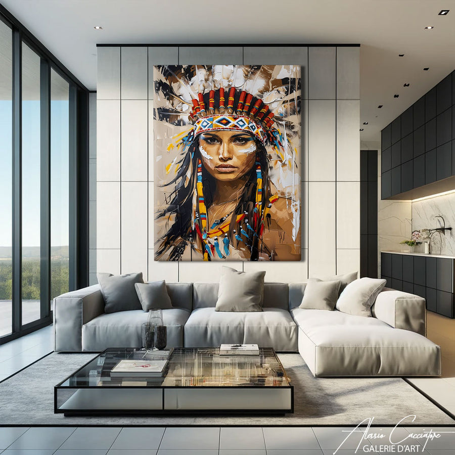 Tableau Indienne – mise en situation