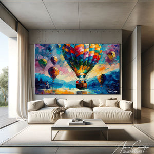 tableau montgolfière