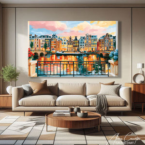 Peinture Amsterdam Poster